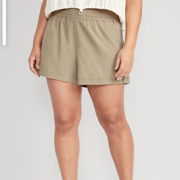 NWT OLD NAVY High-Waisted StretchTech Pull-On Surf ShortBirch Leaf SIZE XLARGE - Picture 6 of 8